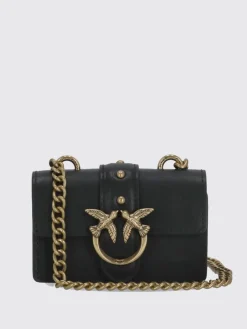 Borsa Micro Love Bag One Simply Pinko in pelle