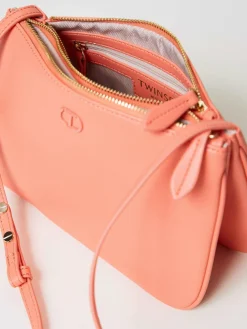 Borsa mini a tracolla Twinset in pelle sintetica