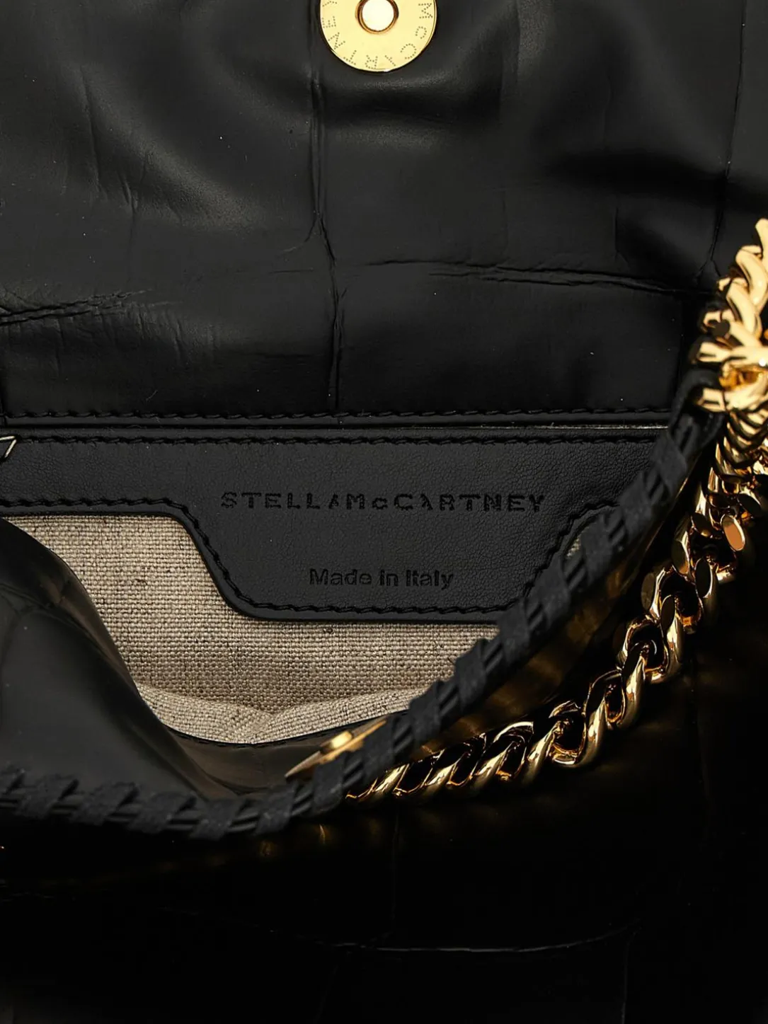 Borsa Mini Falabella Stella McCartney in pelle sintetica stampa cocco