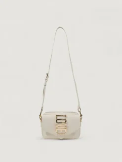 Borsa mini in pelle sintetica saffiano Love Moschino