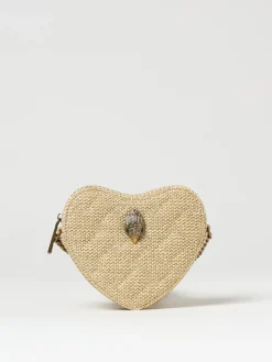 Borsa Mini Kensington Heart Kurt Geiger London in rafia