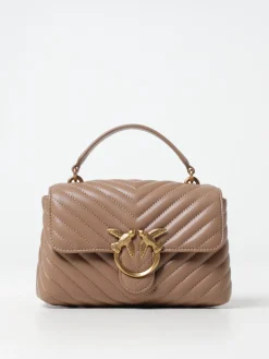 Borsa Mini Lady Love Bag Puff Pinko in nappa trapuntata chevron