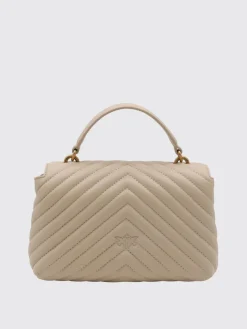 Borsa Mini Lady Love Bag Puff Pinko in nappa matelassè chevron