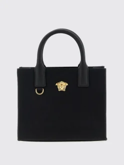 Borsa Mini Shopper La Medusa Versace in canvas e pelle