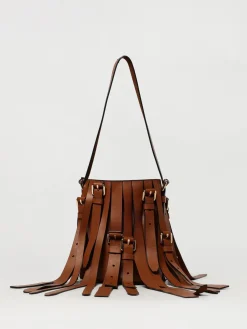 Borsa Moschino Couture in pelle con frange