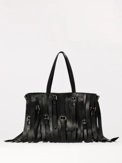 Borsa Multibelts Moschino Couture in pelle con frange e fibbie