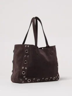 Borsa Nellcôte Valentino Garavani in camoscio con borchie ed occhielli