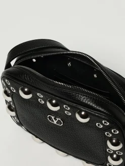 Borsa Nellcôte Valentino Garavani in pelle a grana con borchie