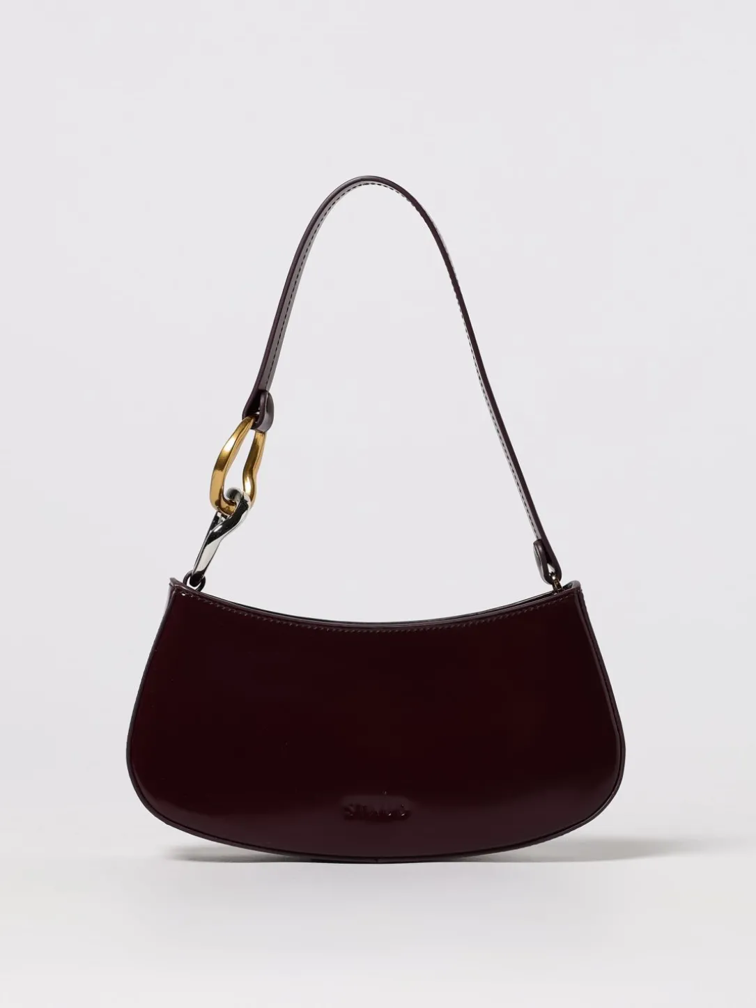 Borsa Ollie Staud in pelle spazzolata