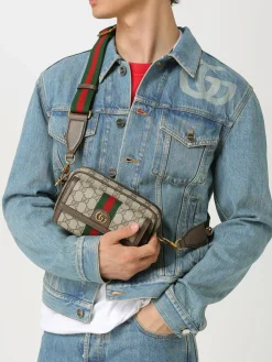 Borsa Ophidia Gucci in tessuto GG Supreme