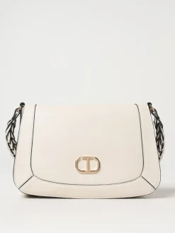 Borsa Oval T Twinset in pelle sintetica a grana