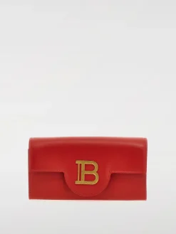 Borsa portafoglio B-Buzz in pelle liscia Balmain