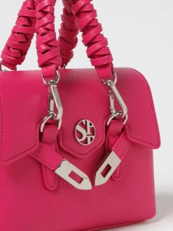 Borsa Quiny Secret Pon-Pon in pelle sintetica