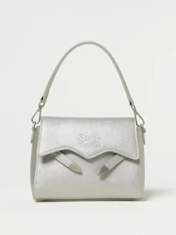 Borsa Quira Grain XSmall Secret Pon-Pon in pelle sintetica saffiano