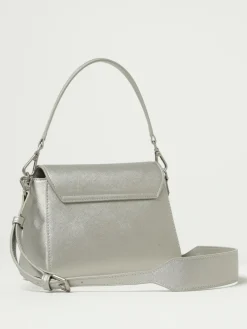 Borsa Quira Grain XSmall Secret Pon-Pon in pelle sintetica saffiano