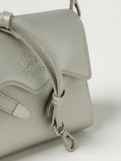 Borsa Quira Grain XSmall Secret Pon-Pon in pelle sintetica saffiano