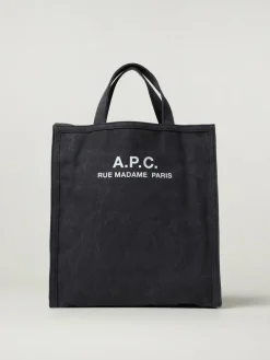 Borsa Recuperation A.P.C. in canvas di cotone