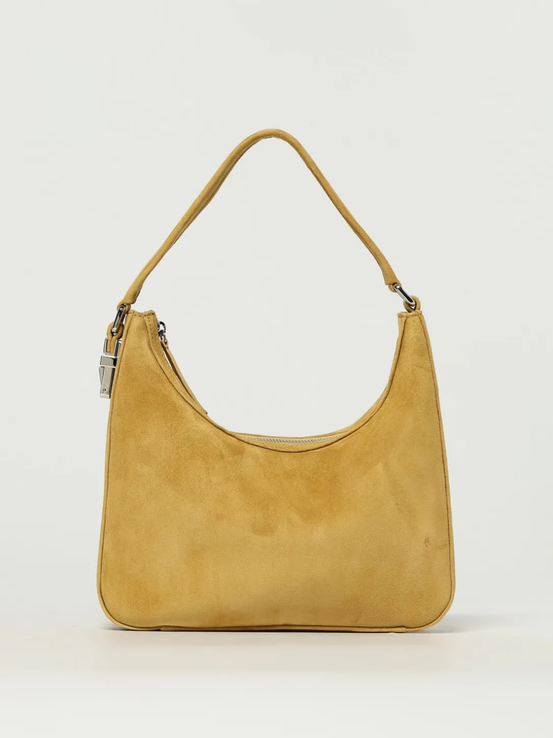 Borsa Rhea by Far in camoscio