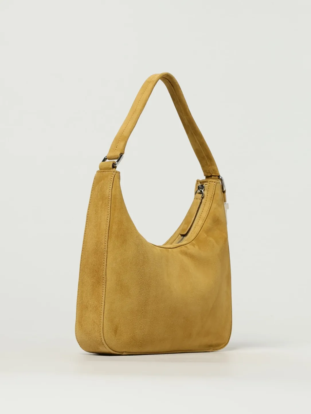 Borsa Rhea by Far in camoscio