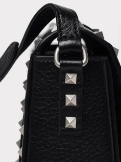 Borsa Rockstud Valentino Garavani in pelle a grana