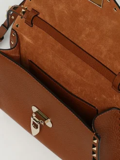 Borsa Rockstud Valentino Garavani in pelle a grana