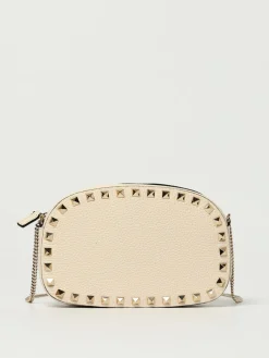 Borsa Rockstud Valentino Garavani in pelle a grana