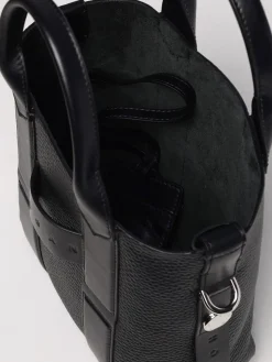 Borsa Script Hogan in pelle a grana