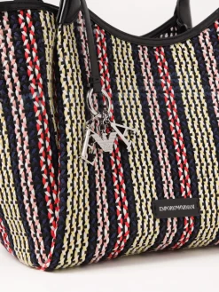 Borsa shopper Stuoia L Emporio Armani