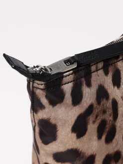Borsa Shopping Adamo Dolce & Gabbana in nylon stampa animalier