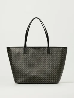 Borsa Shopping Ever-Ready Tory Burch in cotone spalmato