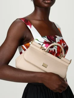 Borsa Sicily in pelle saffiano Dolce & Gabbana