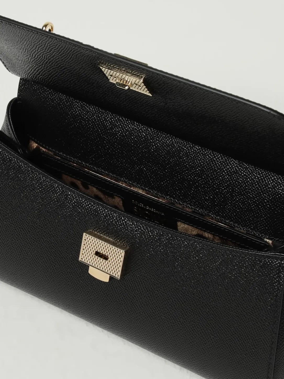 Borsa Sicily in pelle saffiano Dolce & Gabbana