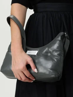 Borsa Small Hobo Maison Margiela in nappa capitonnè