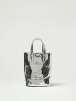 Borsa Sparkling Secret Pon-Pon in vernice laminata