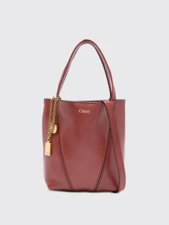 Borsa Spin Mini Chloé in pelle a grana