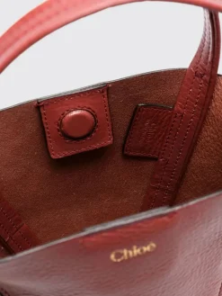 Borsa Spin Mini Chloé in pelle a grana