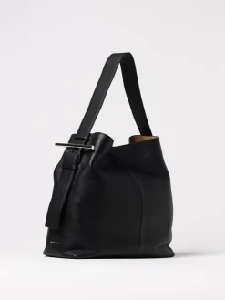Borsa T-Bar Sling McQueen in pelle a grana