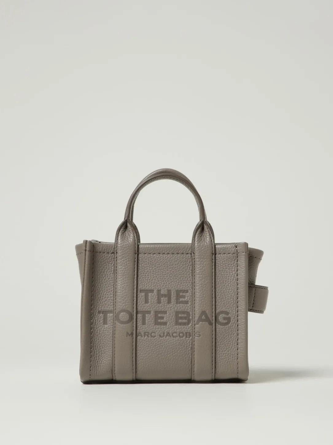 Borsa The Leather Small Tote Bag Marc Jacobs in pelle a grana