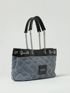 Borsa The Medium Chain Sack Bag Marc Jacobs in denim