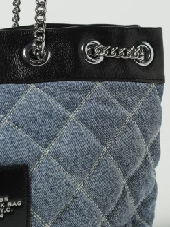 Borsa The Medium Chain Sack Bag Marc Jacobs in denim