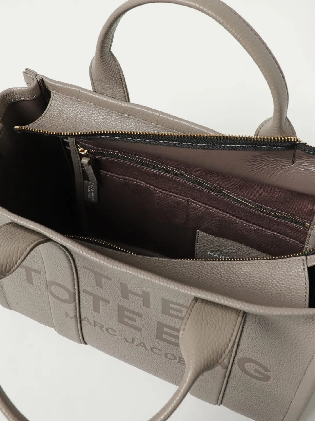 Borsa The Medium Tote Bag Marc Jacobs in pelle a grana