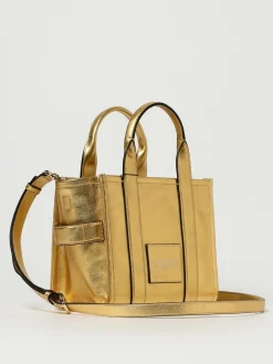 Borsa The Metallic Small Tote Bag Marc Jacobs in pelle laminata
