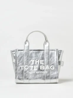 Borsa The Metallic Small Tote Bag Marc Jacobs in pelle laminata