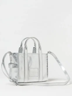 Borsa The Metallic Small Tote Bag Marc Jacobs in pelle laminata