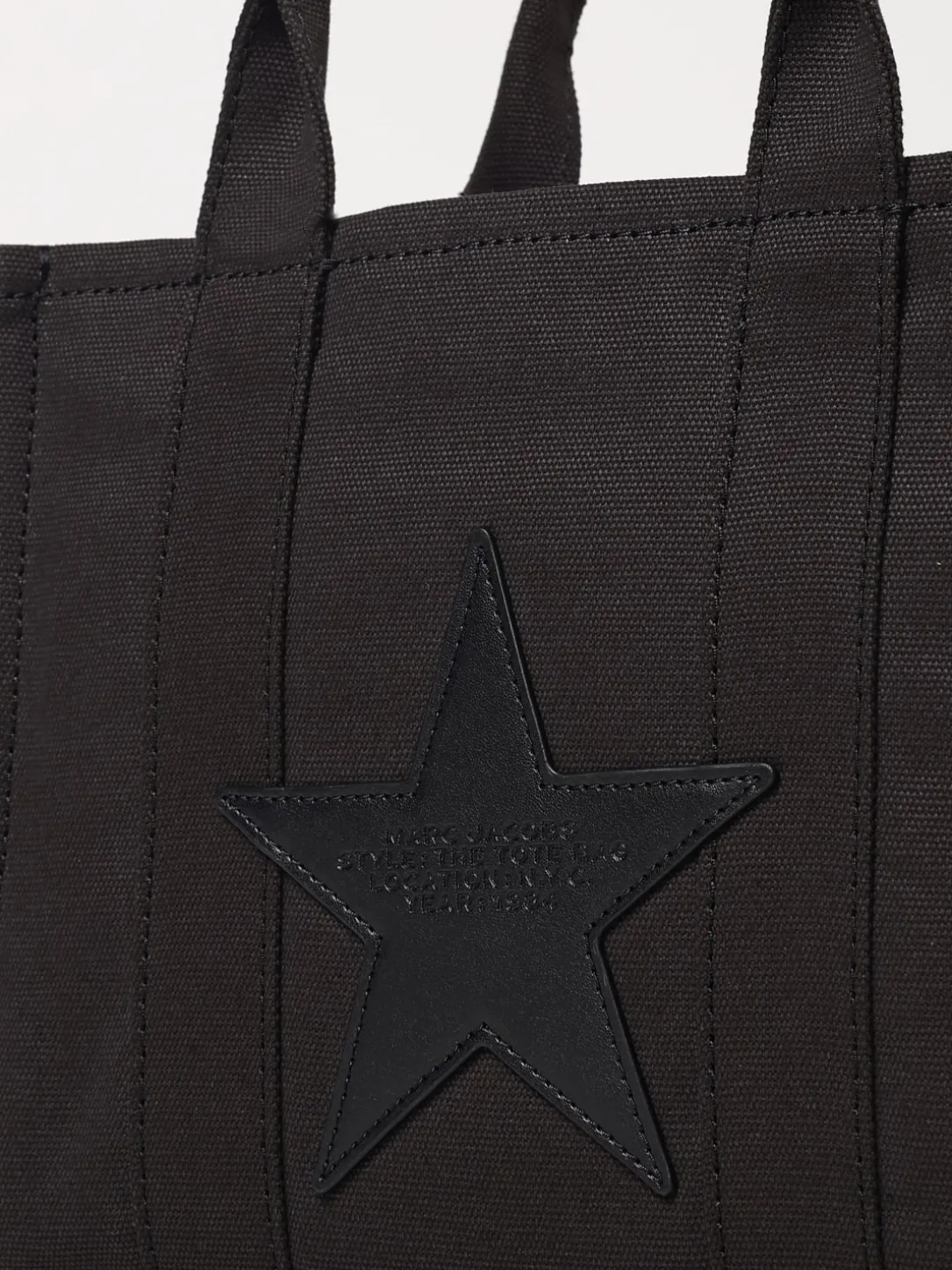 Borsa The Star Tote Bag Marc Jacobs in canvas con stelle ricamate