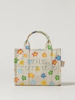 Borsa The Tote Bag in cotone floreale Marc Jacobs