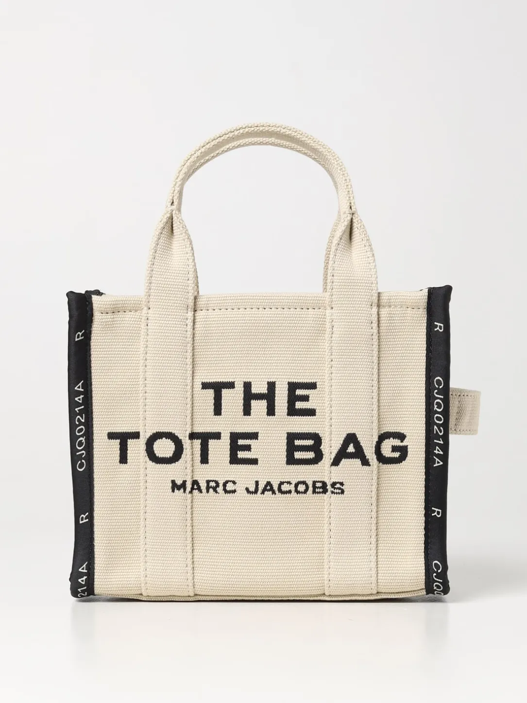Borsa The Tote Bag Marc Jacobs in canvas con logo ricamato
