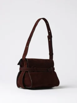 Borsa Tie Me Moschino Couture in camoscio