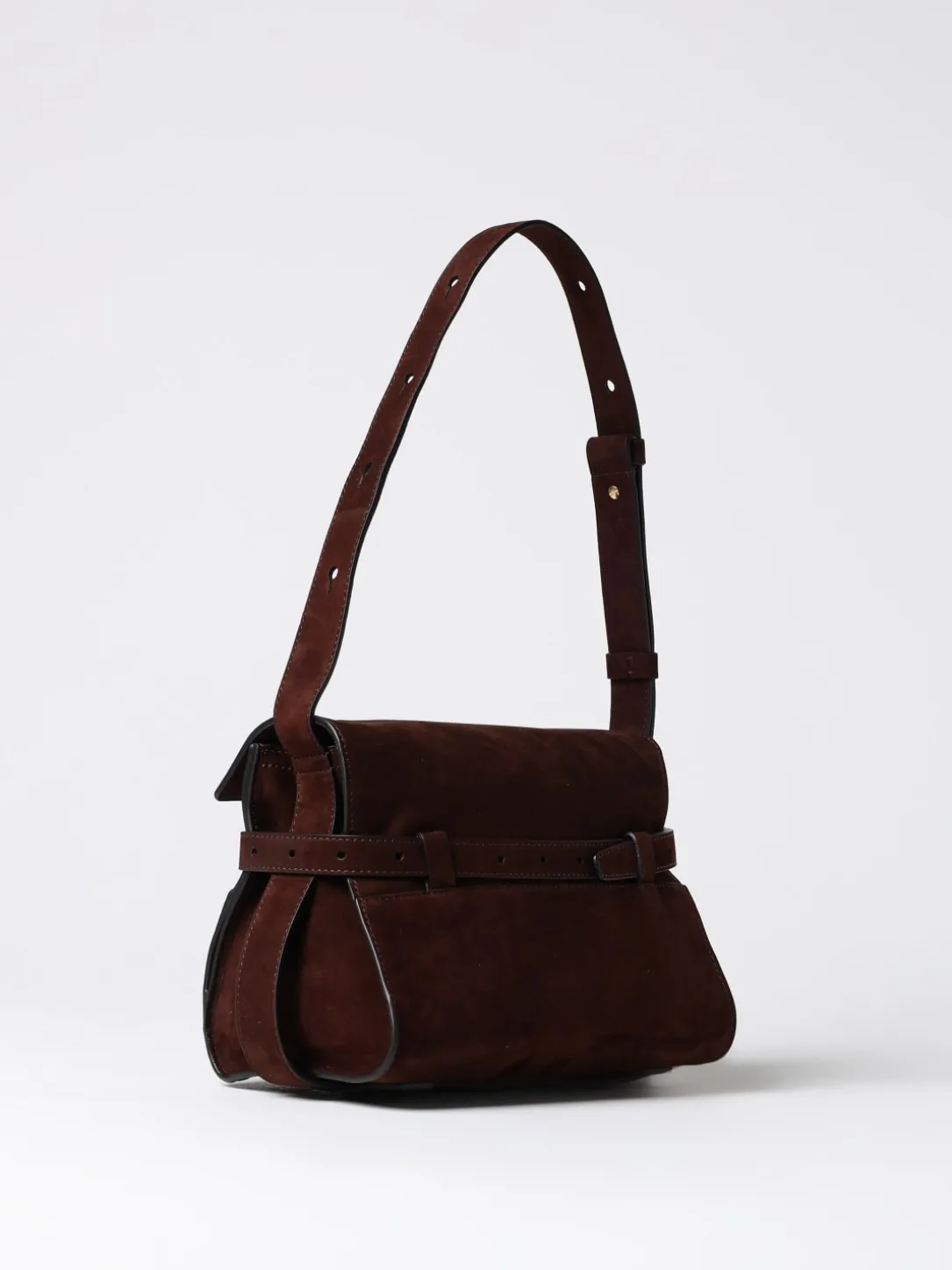 Borsa Tie Me Moschino Couture in camoscio