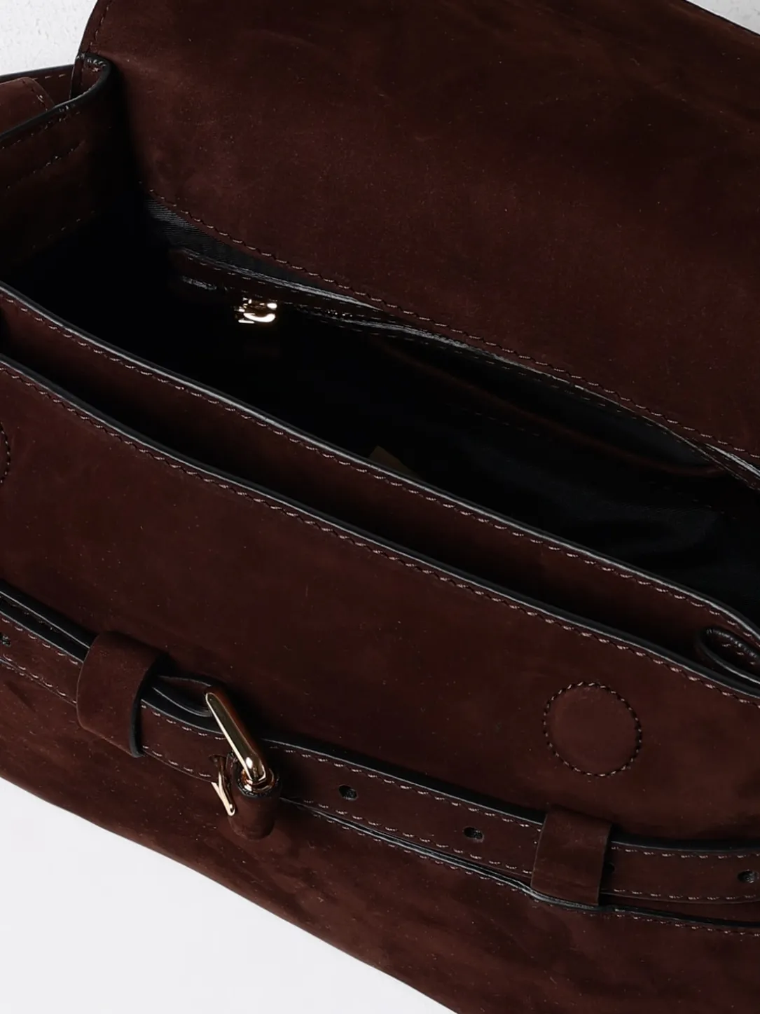 Borsa Tie Me Moschino Couture in camoscio